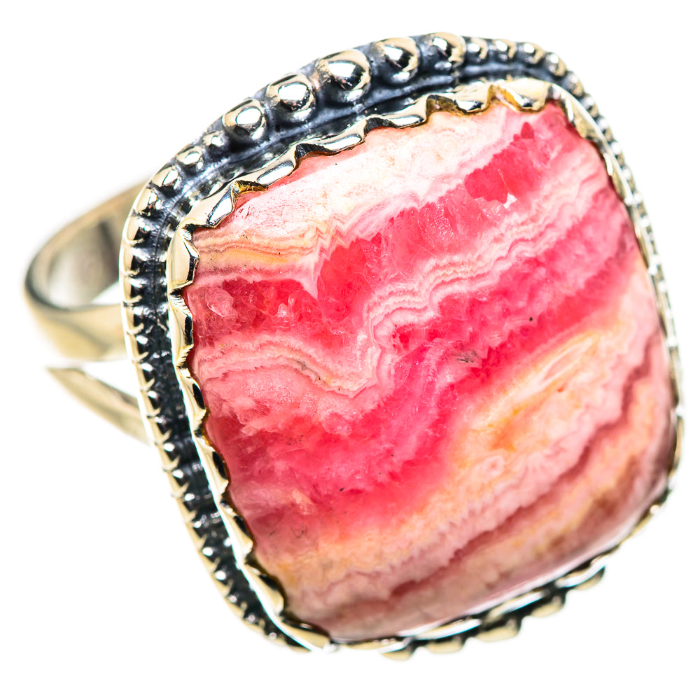 Rhodochrosite Rings handcrafted by Ana Silver Co - RING132470 - Photo 2