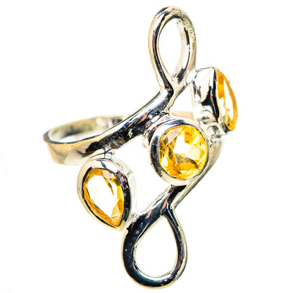 Citrine Rings handcrafted by Ana Silver Co - RING132482 - Photo 2