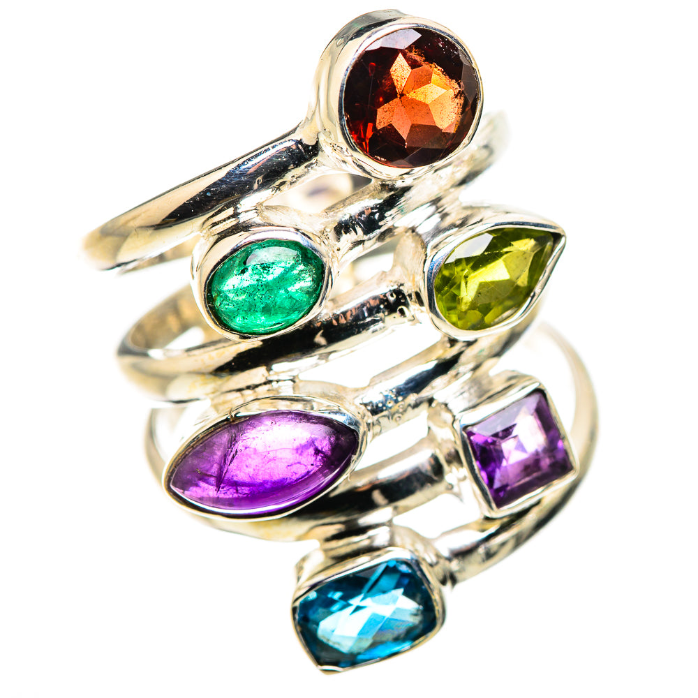 Garnet Rings handcrafted by Ana Silver Co - RING132489 - Photo 2