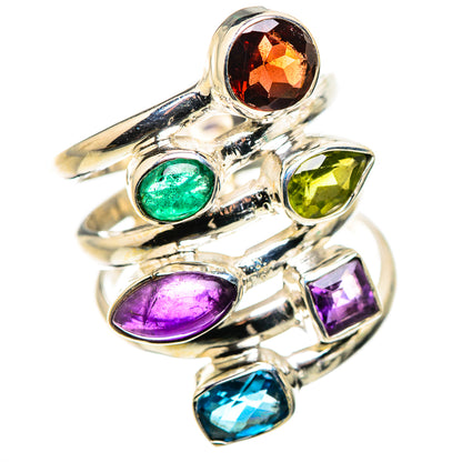 Garnet Rings handcrafted by Ana Silver Co - RING132489 - Photo 2