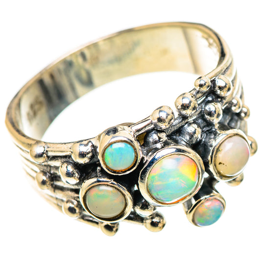 Ethiopian Opal Rings handcrafted by Ana Silver Co - RING132490 - Photo 2