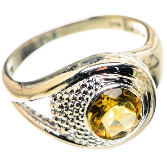 Citrine Rings handcrafted by Ana Silver Co - RING132497 - Photo 2