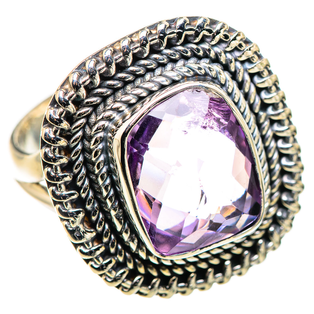 Amethyst Rings handcrafted by Ana Silver Co - RING132499 - Photo 2
