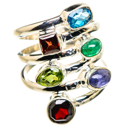 Garnet Rings handcrafted by Ana Silver Co - RING132503 - Photo 2