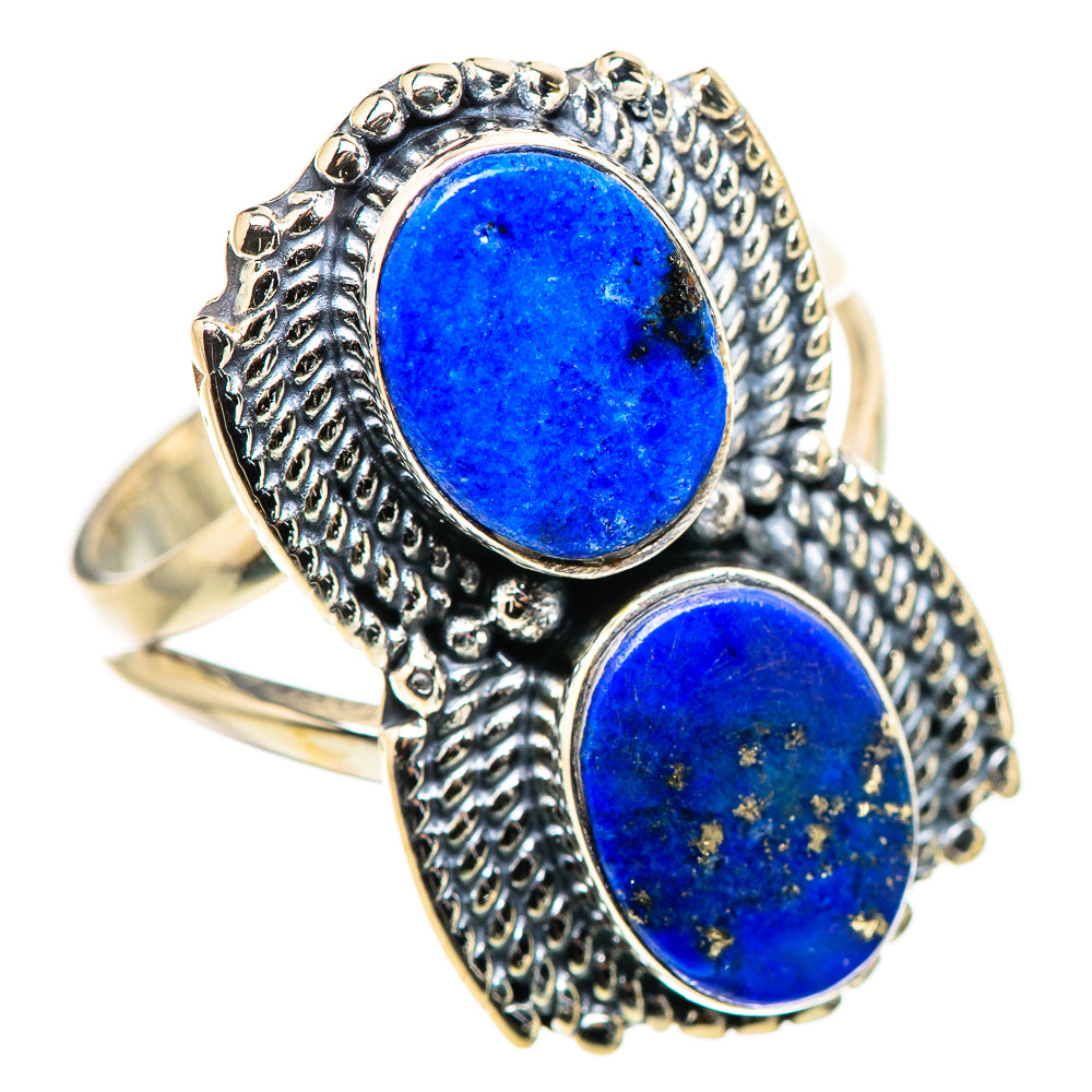 Lapis Lazuli Rings handcrafted by Ana Silver Co - RING132504 - Photo 2