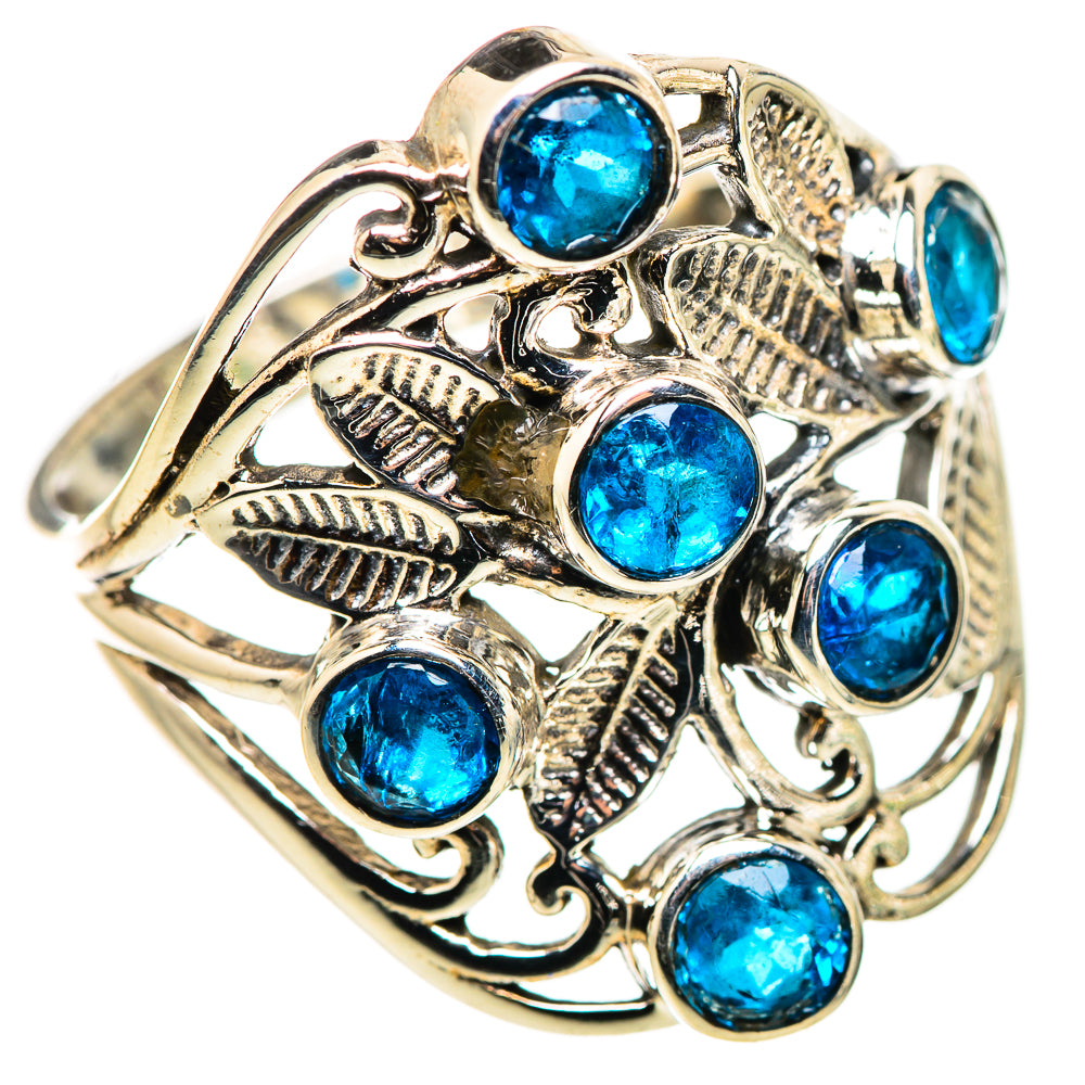 Swiss Blue Topaz Rings handcrafted by Ana Silver Co - RING132505 - Photo 2