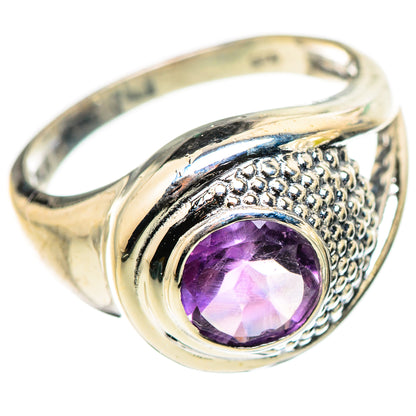 Amethyst Rings handcrafted by Ana Silver Co - RING132510 - Photo 2