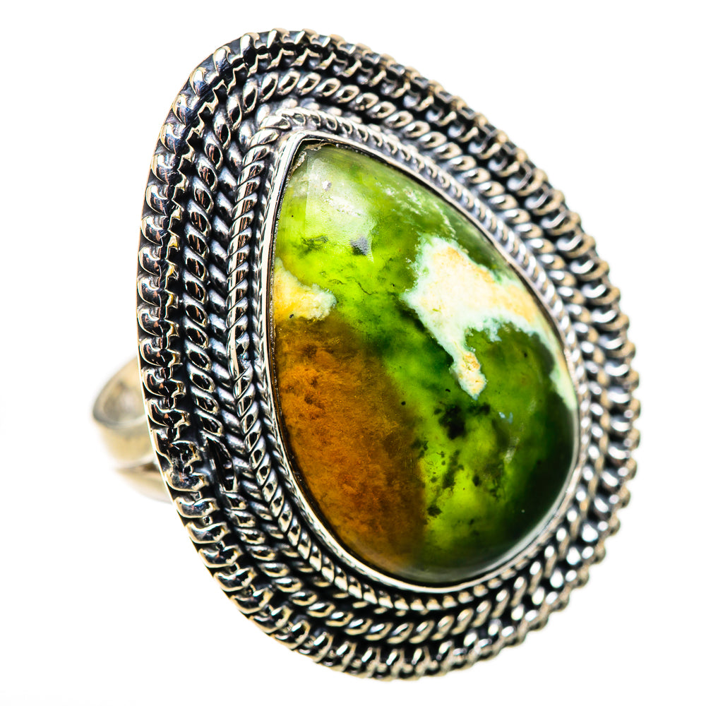 Rainforest Opal Rings handcrafted by Ana Silver Co - RING132525 - Photo 2