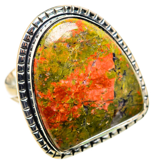 Unakite Rings handcrafted by Ana Silver Co - RING132526 - Photo 2