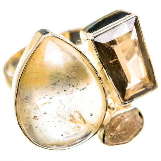 Rutilated Quartz Rings handcrafted by Ana Silver Co - RING132529 - Photo 2