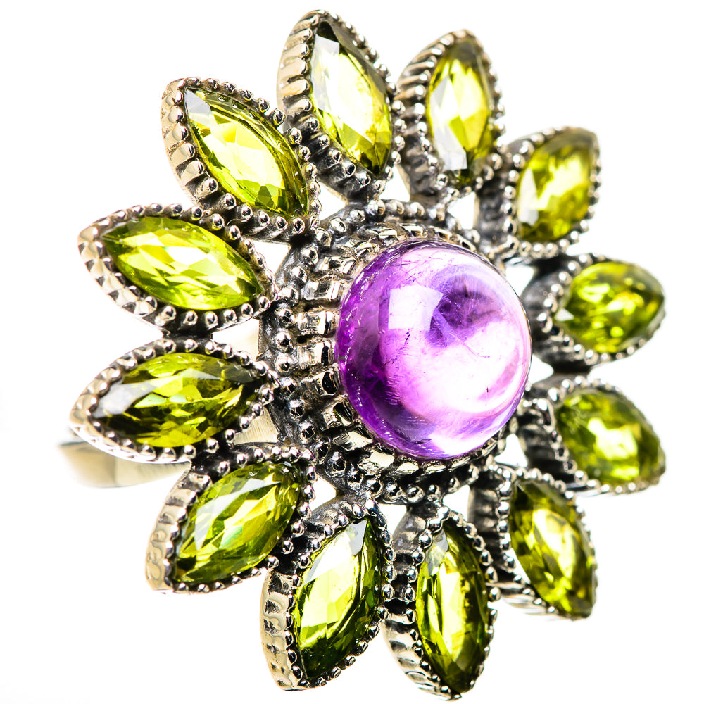 Amethyst Rings handcrafted by Ana Silver Co - RING132553 - Photo 2