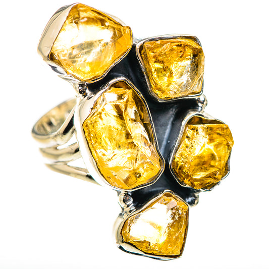 Citrine Rings handcrafted by Ana Silver Co - RING132556 - Photo 2