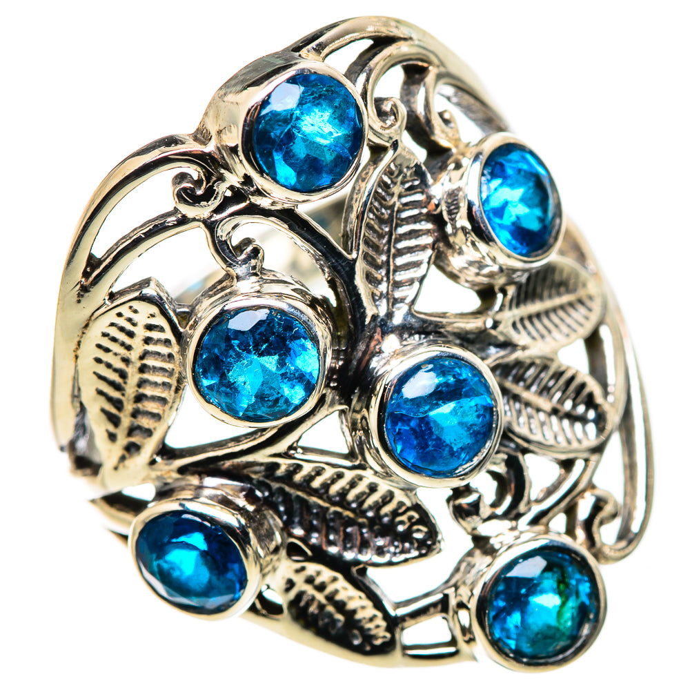 Swiss Blue Topaz Rings handcrafted by Ana Silver Co - RING132562 - Photo 2