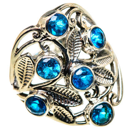 Swiss Blue Topaz Rings handcrafted by Ana Silver Co - RING132562 - Photo 2