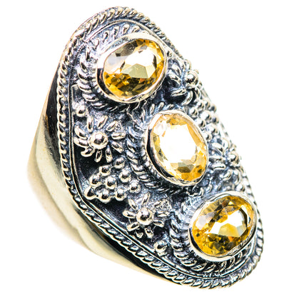 Citrine Rings handcrafted by Ana Silver Co - RING132567 - Photo 2