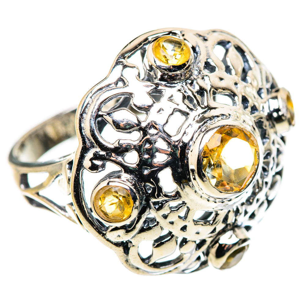 Citrine Rings handcrafted by Ana Silver Co - RING132568 - Photo 2