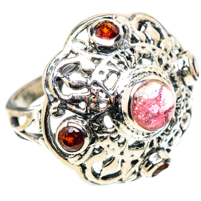 Pink Tourmaline Rings handcrafted by Ana Silver Co - RING132571 - Photo 2