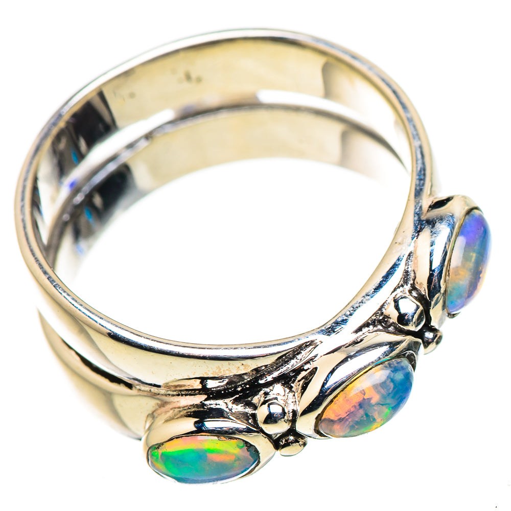 Ethiopian Opal Rings handcrafted by Ana Silver Co - RING132578 - Photo 2