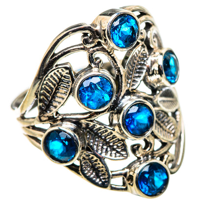 Swiss Blue Topaz Rings handcrafted by Ana Silver Co - RING132581 - Photo 2
