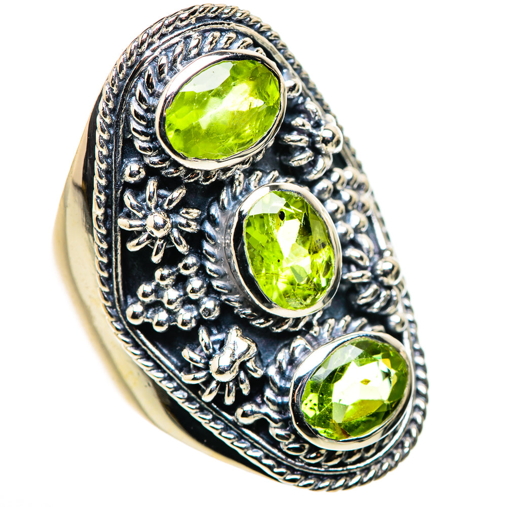 Peridot Rings handcrafted by Ana Silver Co - RING132583 - Photo 2