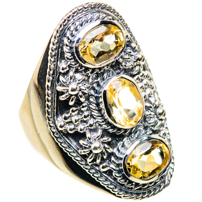 Citrine Rings handcrafted by Ana Silver Co - RING132588 - Photo 2