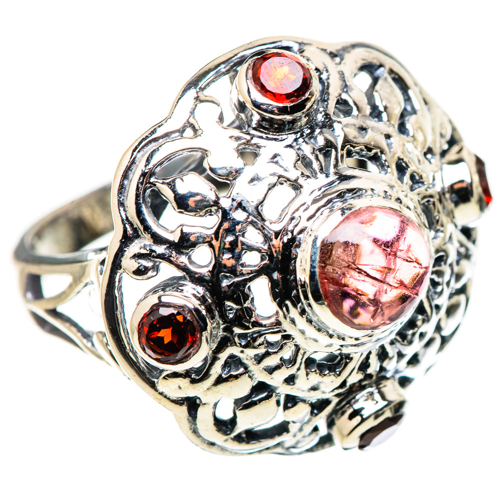 Garnet Rings handcrafted by Ana Silver Co - RING132591 - Photo 2