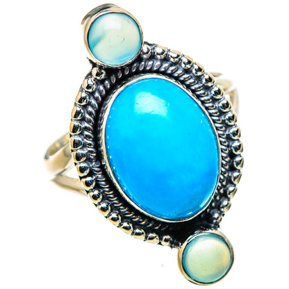 Smithsonite Rings handcrafted by Ana Silver Co - RING132608 - Photo 2