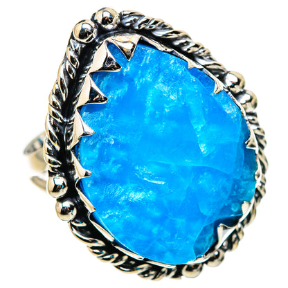 Blue Fluorite Rings handcrafted by Ana Silver Co - RING132609 - Photo 2