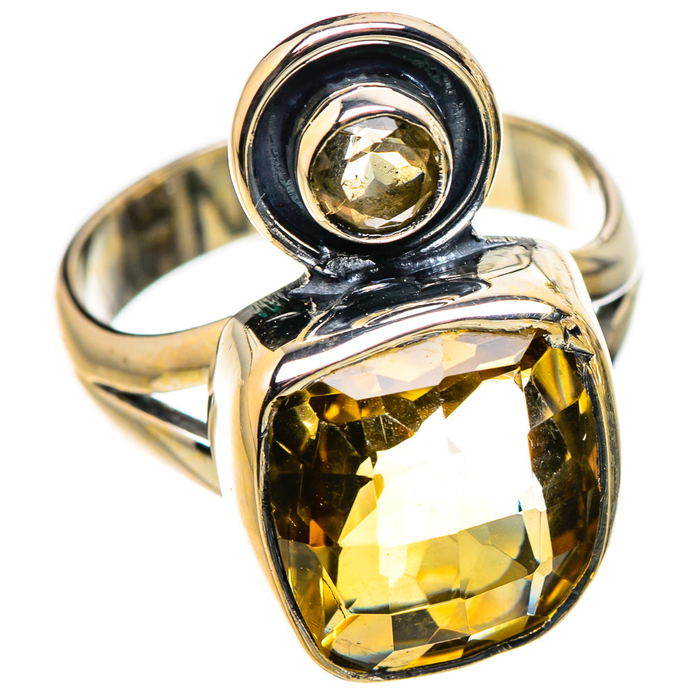 Citrine Rings handcrafted by Ana Silver Co - RING132612 - Photo 2