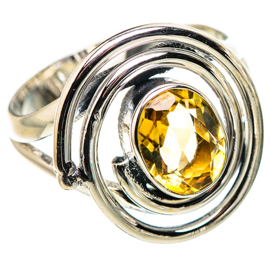 Citrine Rings handcrafted by Ana Silver Co - RING132613 - Photo 2