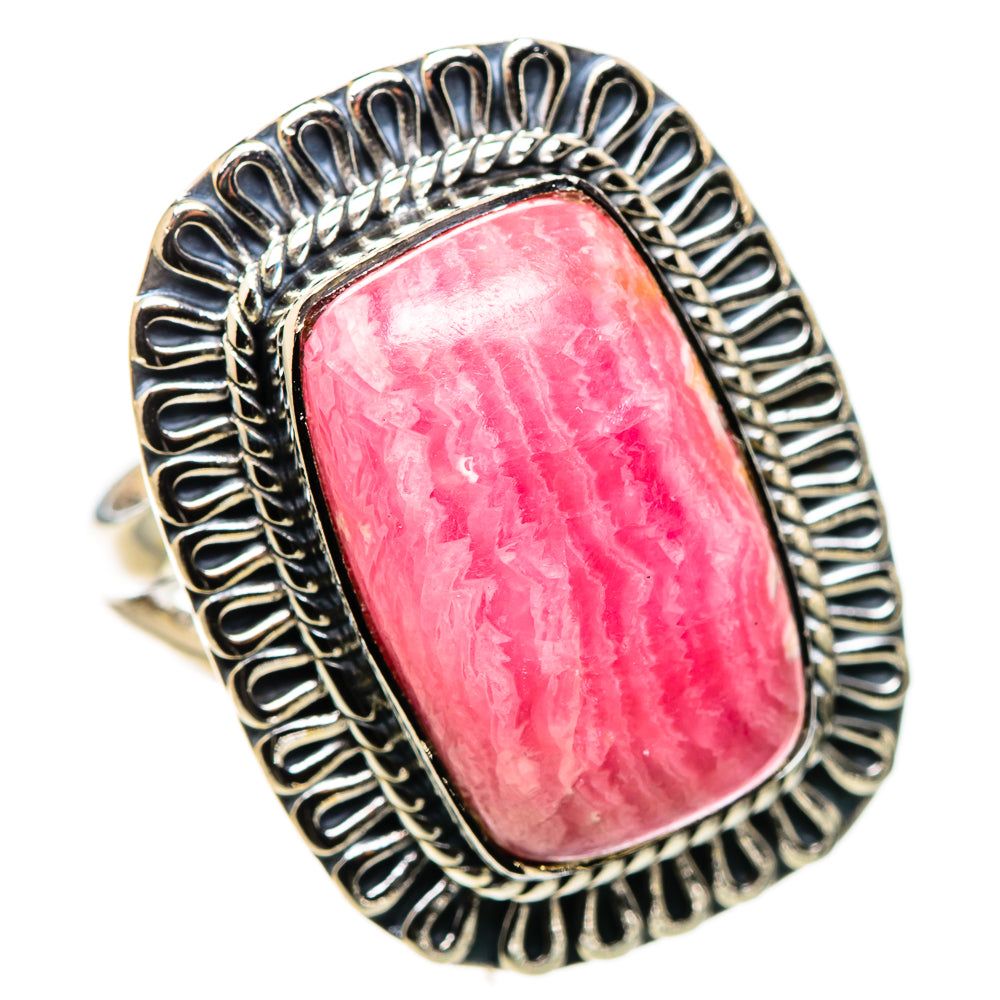 Rhodochrosite Rings handcrafted by Ana Silver Co - RING132615 - Photo 2