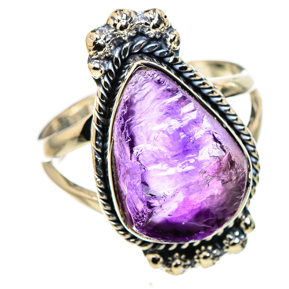 Amethyst Rings handcrafted by Ana Silver Co - RING132617 - Photo 2