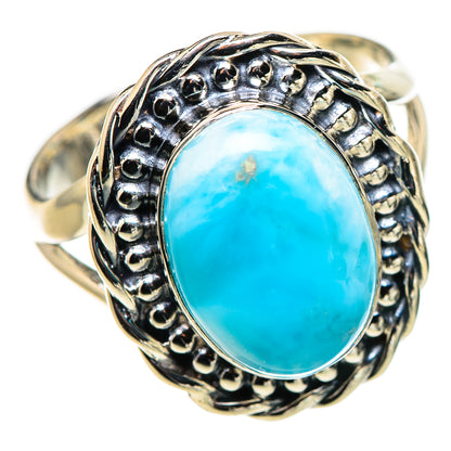 Larimar Rings handcrafted by Ana Silver Co - RING132626 - Photo 2