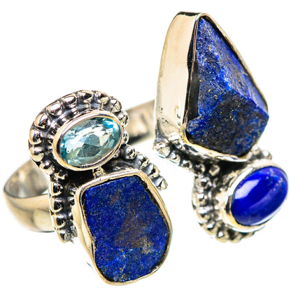 Lapis Lazuli Rings handcrafted by Ana Silver Co - RING132628 - Photo 2