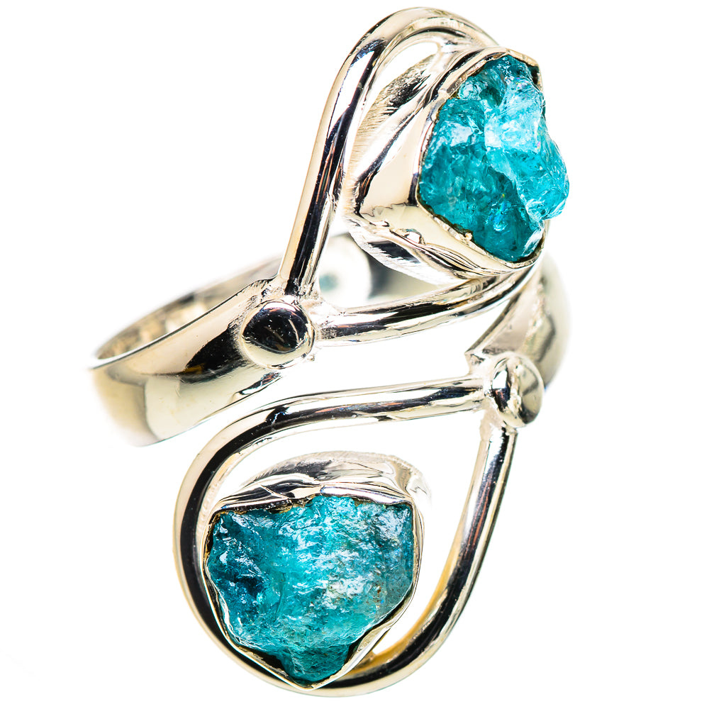 Blue Fluorite Rings handcrafted by Ana Silver Co - RING132631 - Photo 2