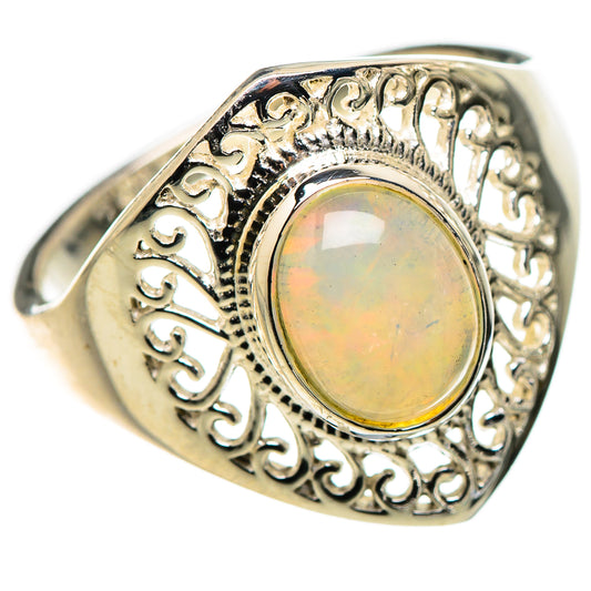 Ethiopian Opal Rings handcrafted by Ana Silver Co - RING132644 - Photo 2