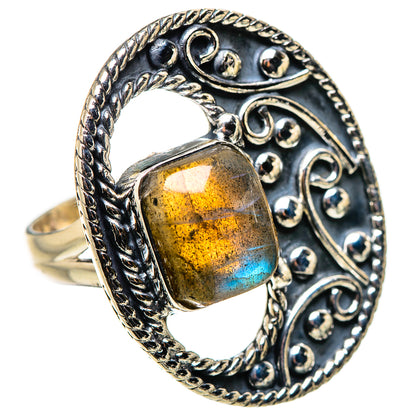 Labradorite Rings handcrafted by Ana Silver Co - RING132650 - Photo 2