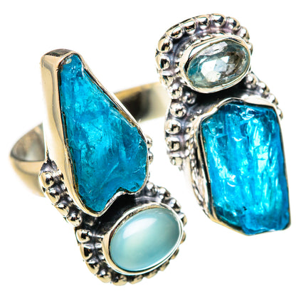 Blue Fluorite Rings handcrafted by Ana Silver Co - RING132652 - Photo 2