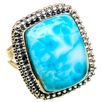 Larimar Rings handcrafted by Ana Silver Co - RING132654 - Photo 2