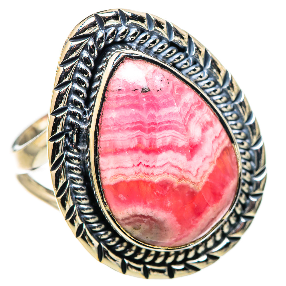Rhodochrosite Rings handcrafted by Ana Silver Co - RING132658 - Photo 2