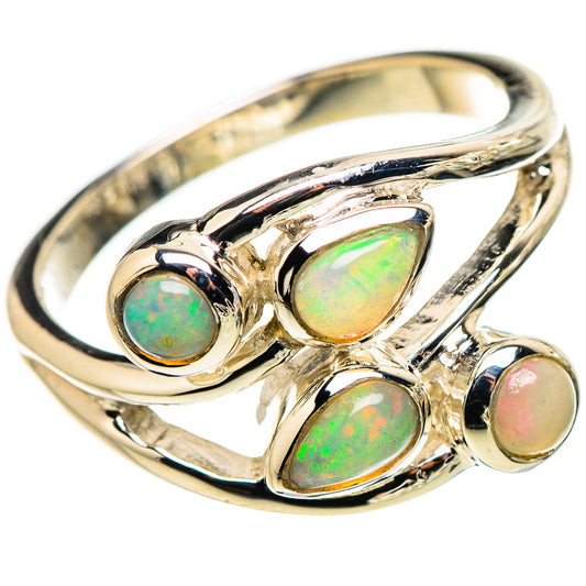 Ethiopian Opal Rings handcrafted by Ana Silver Co - RING132664 - Photo 2