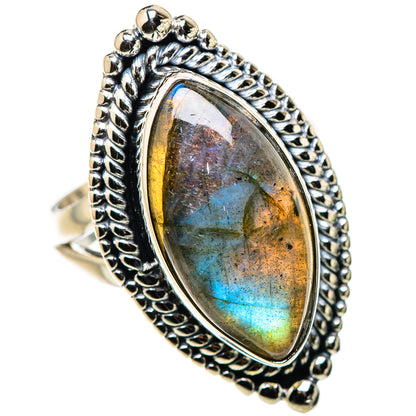 Labradorite Rings handcrafted by Ana Silver Co - RING132672 - Photo 2