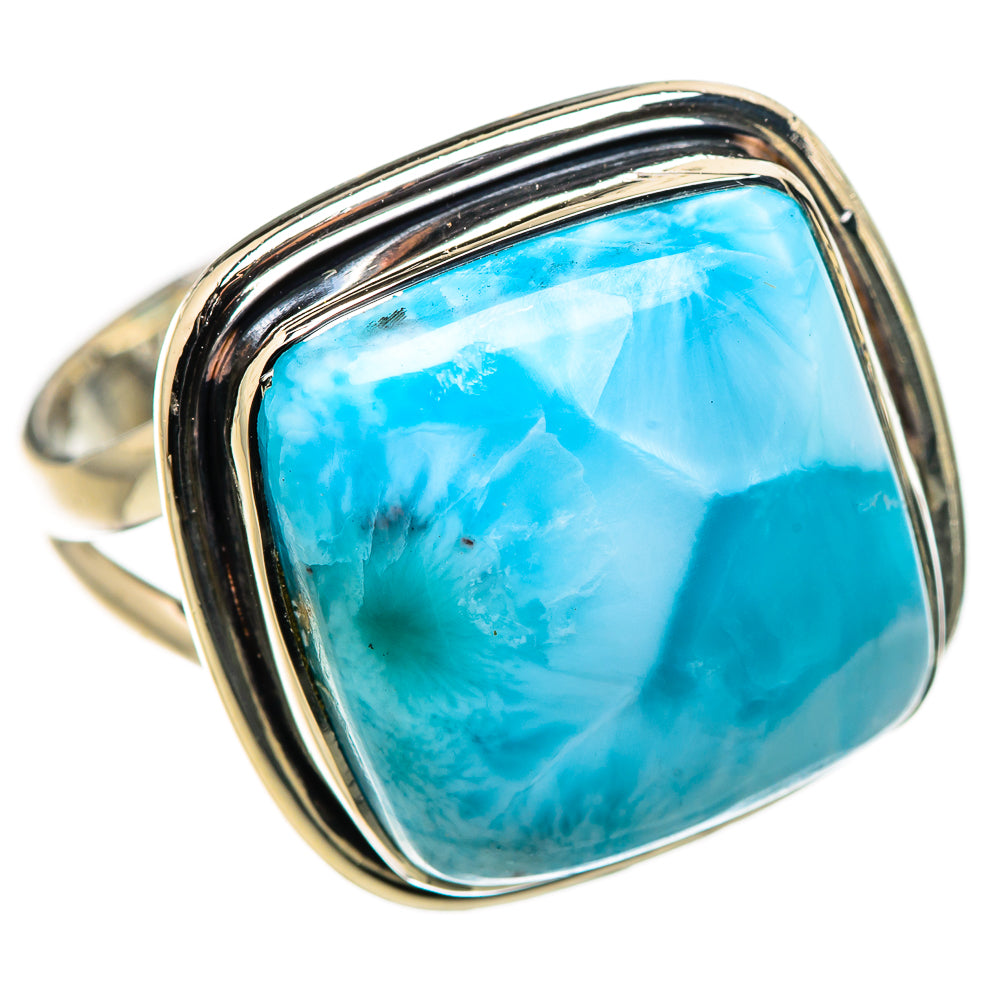 Larimar Rings handcrafted by Ana Silver Co - RING132673 - Photo 2
