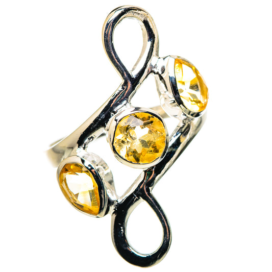 Citrine Rings handcrafted by Ana Silver Co - RING132677 - Photo 2