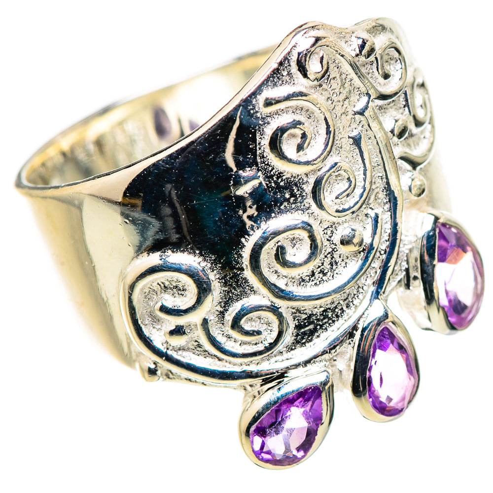 Amethyst Rings handcrafted by Ana Silver Co - RING132680 - Photo 2