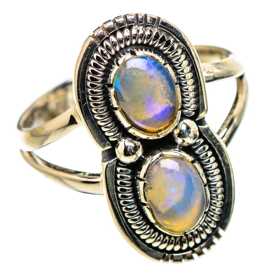 Ethiopian Opal Rings handcrafted by Ana Silver Co - RING132685 - Photo 2