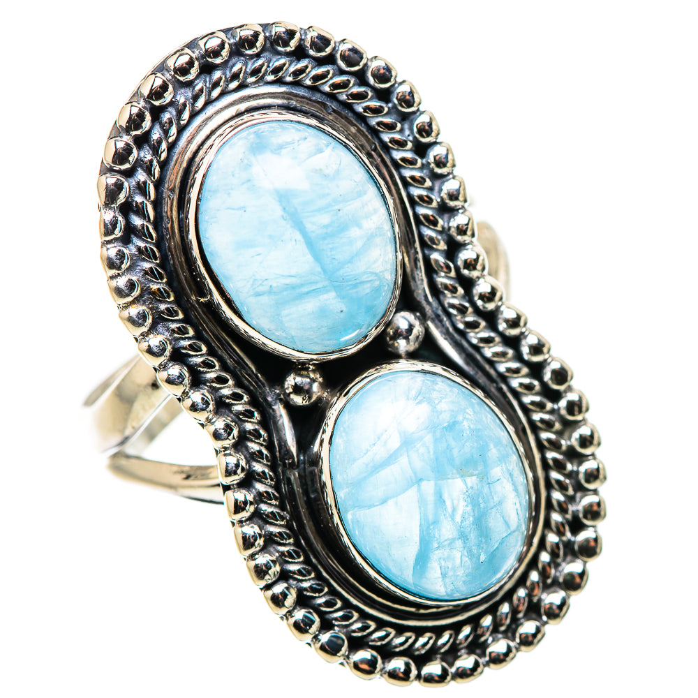 Aquamarine Rings handcrafted by Ana Silver Co - RING132687 - Photo 2