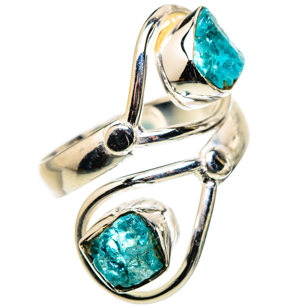 Blue Fluorite Rings handcrafted by Ana Silver Co - RING132691 - Photo 2