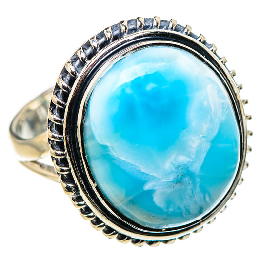 Larimar Rings handcrafted by Ana Silver Co - RING132693 - Photo 2