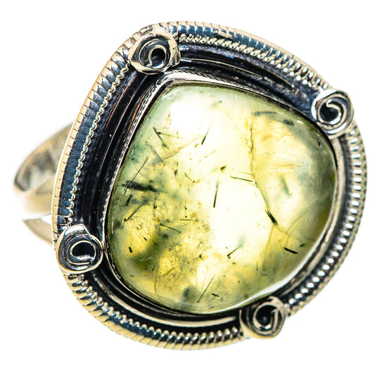 Prehnite Rings handcrafted by Ana Silver Co - RING132698 - Photo 2